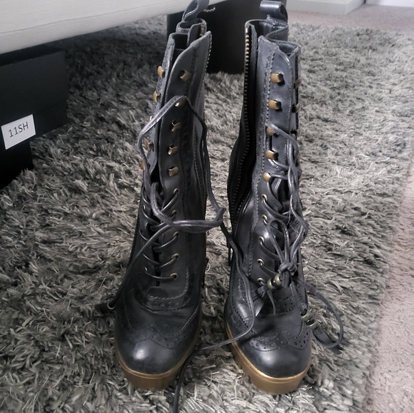 William Rast Perfed Lace Up Boots - Picture 5 of 5